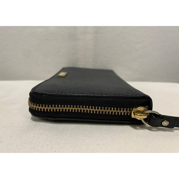 Kate Spade Laurel Way Neda Zip Around Wallet Black WLRU2669 - Picture 5 of 12